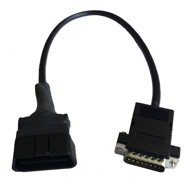 Black OBDII Light Duty Lead
